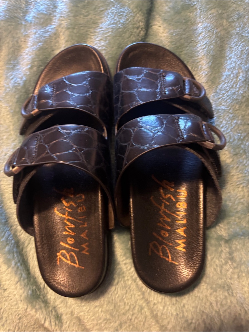Blowfish sandals, black